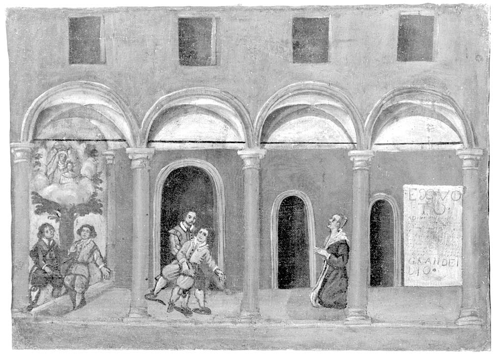 ex voto, opera isolata - manifattura emiliana (seconda metà sec. XVIII)