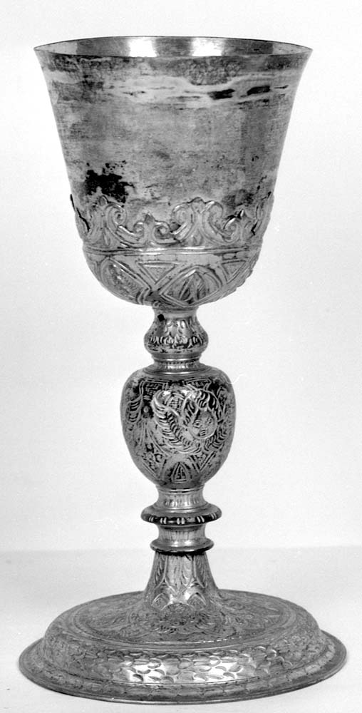 calice, opera isolata - bottega emiliana (ultimo quarto sec. XVI)