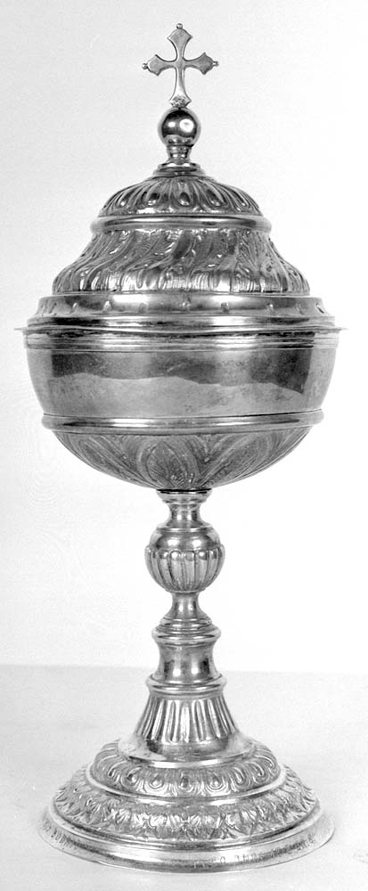 pisside, opera isolata - manifattura emiliana (seconda metà sec. XVIII)