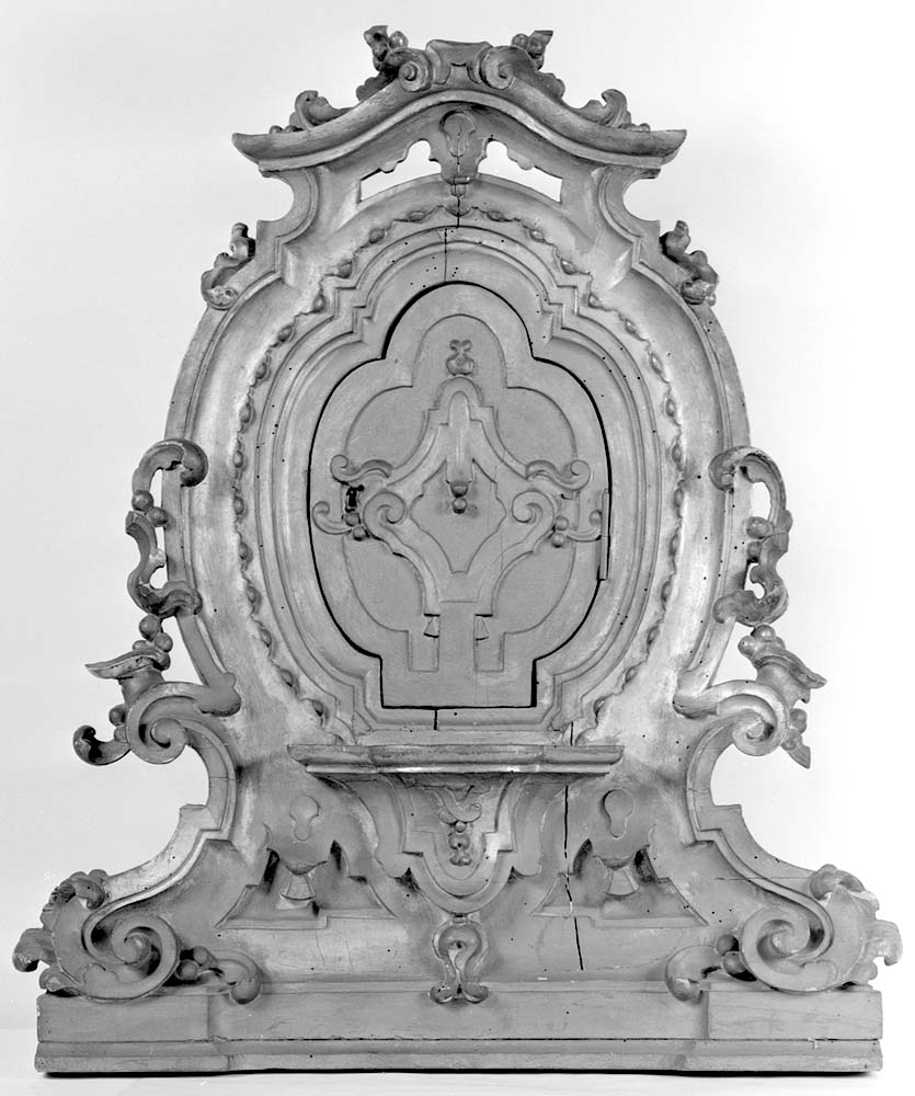 tronetto per esposizione eucaristica, opera isolata - manifattura emiliana (seconda metà sec. XVIII)