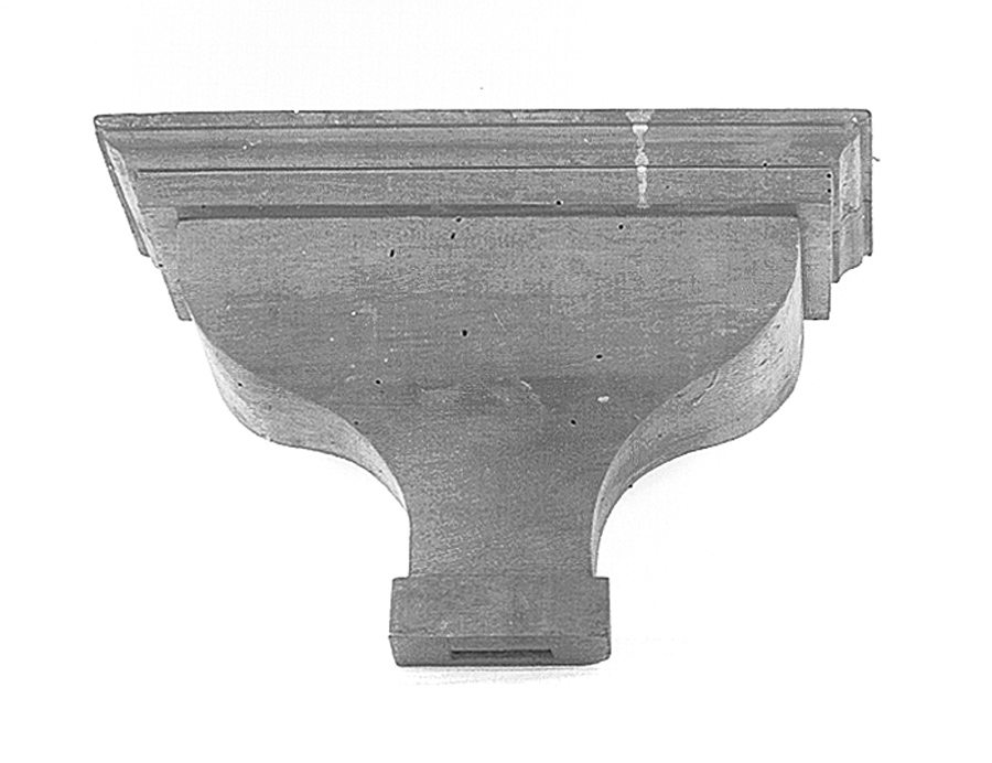 mensola, opera isolata - manifattura emiliana (primo quarto sec. XIX)