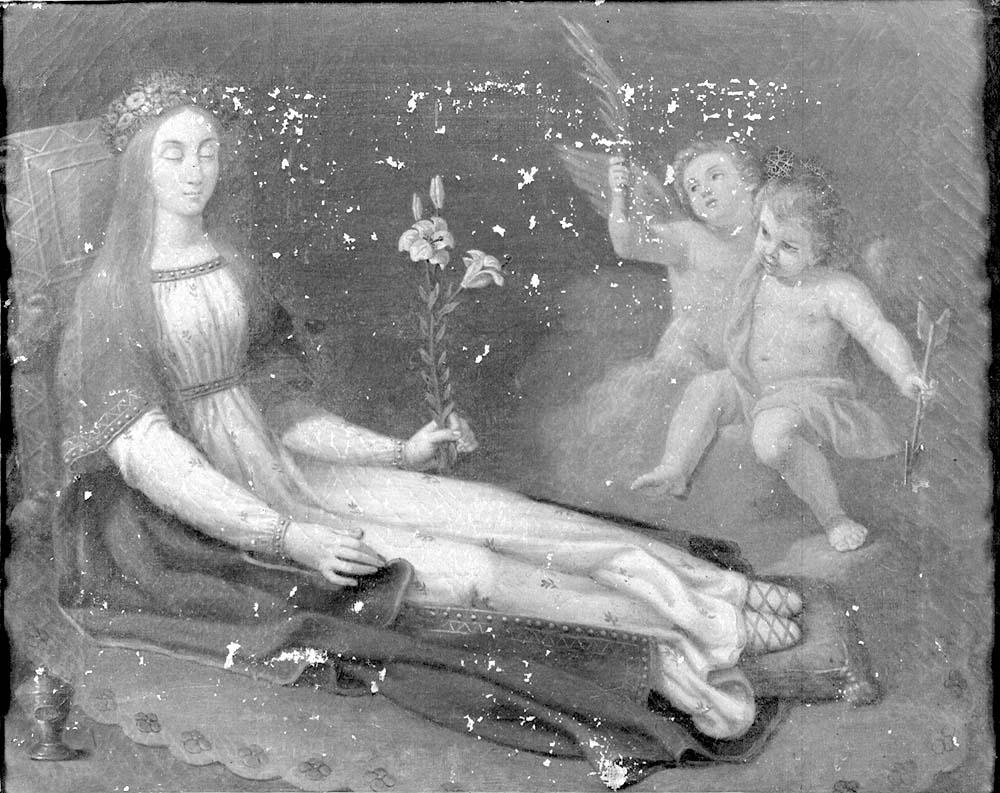 Sant'Orsola (dipinto, opera isolata) - ambito emiliano (prima metà sec. XVIII)