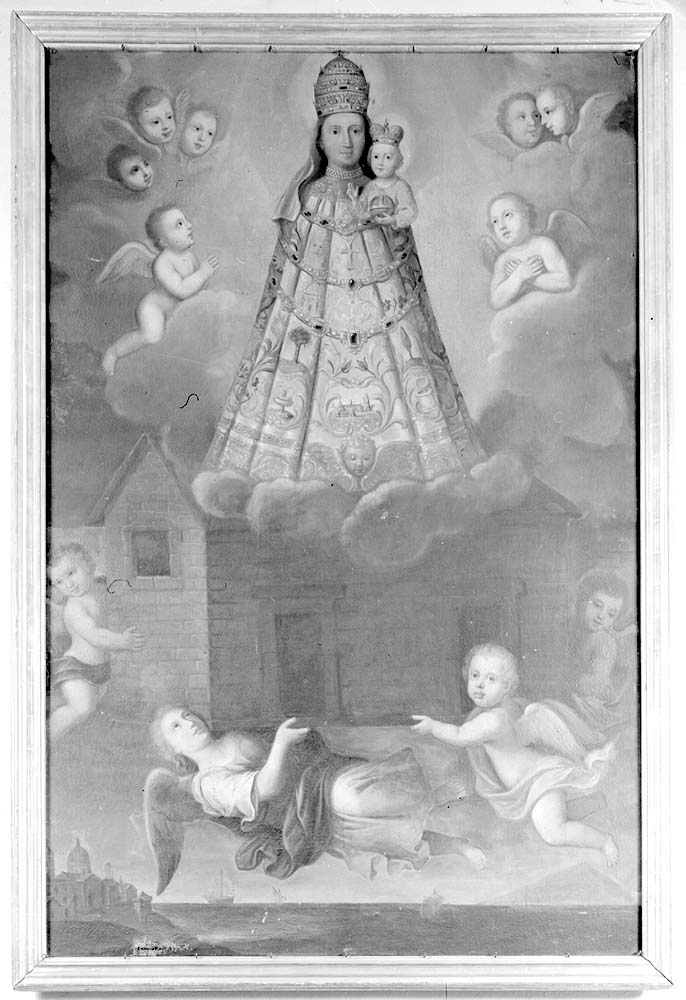 Madonna di Loreto (dipinto, opera isolata) di Ghedini Giuseppe Antonio (seconda metà sec. XVIII)