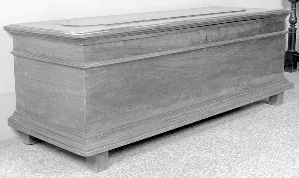 cassapanca, opera isolata - manifattura emiliana (prima metà sec. XIX)