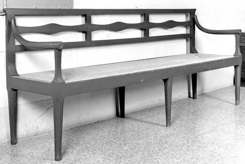 divano, opera isolata - manifattura emiliana (prima metà sec. XIX)