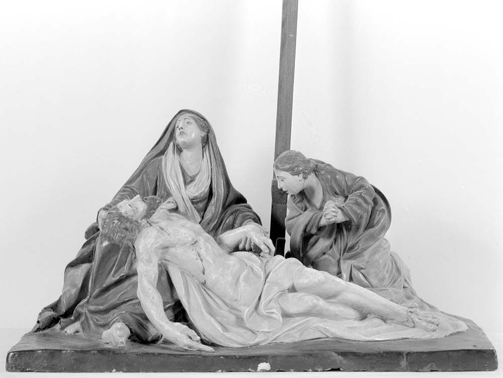 Pietà con Santa Maria Maddalena (gruppo scultoreo, opera isolata) - ambito emiliano (prima metà sec. XVIII)
