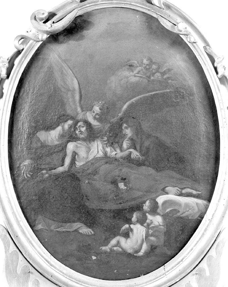 Morte di San Giuseppe (dipinto, opera isolata) - ambito emiliano (seconda metà sec. XVIII)