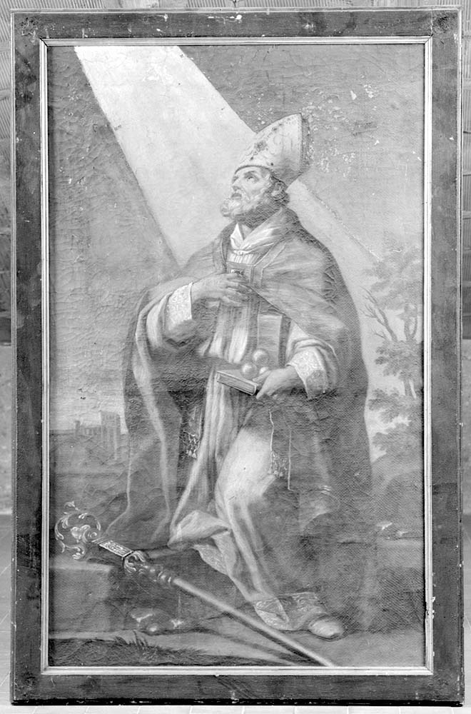 San Nicola (dipinto, opera isolata) - ambito emiliano (seconda metà sec. XVIII)