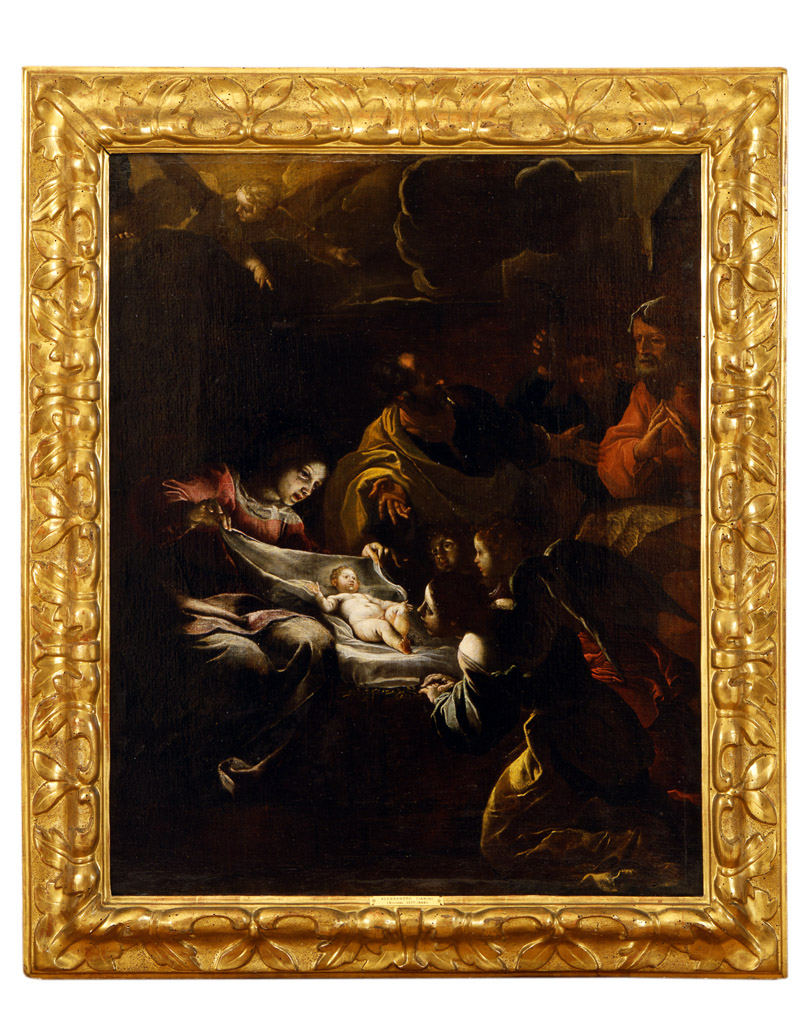 adorazione dei pastori (dipinto) di Tiarini Alessandro (sec. XVII, sec. XVII)