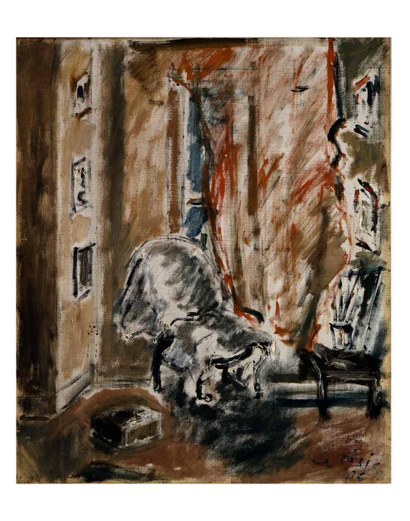 Atelier dell'artista (dipinto) di Tibertelli Luigi detto Filippo De Pisis (sec. XX)