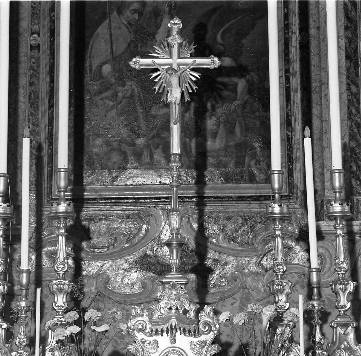 Cristo crocifisso (croce d'altare) - bottega emiliano-romagnola (seconda metà sec. XVIII)