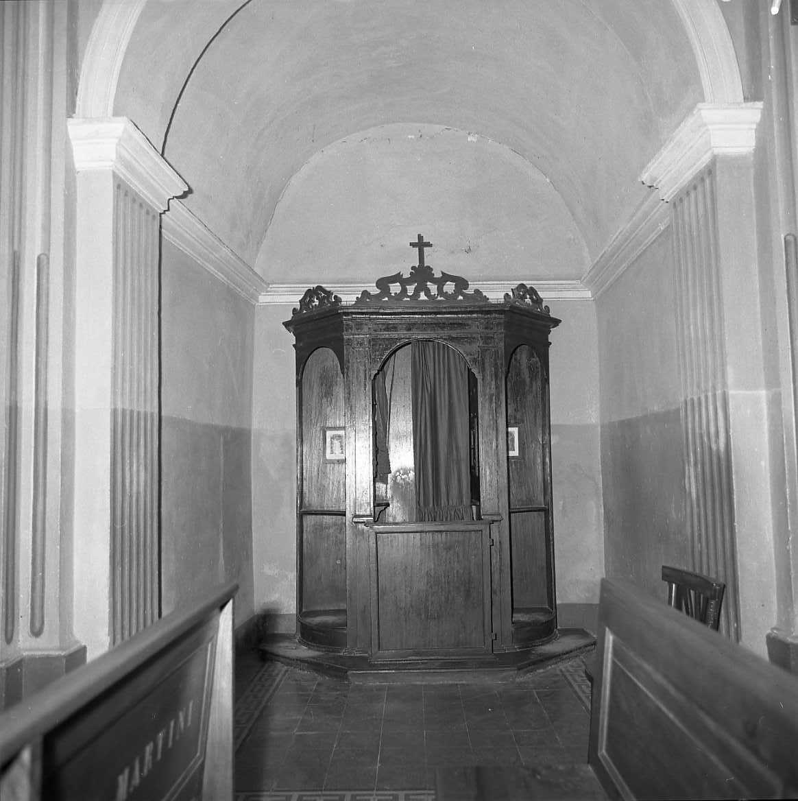 confessionale, serie - bottega emiliano-romagnola (seconda metà sec. XVIII)