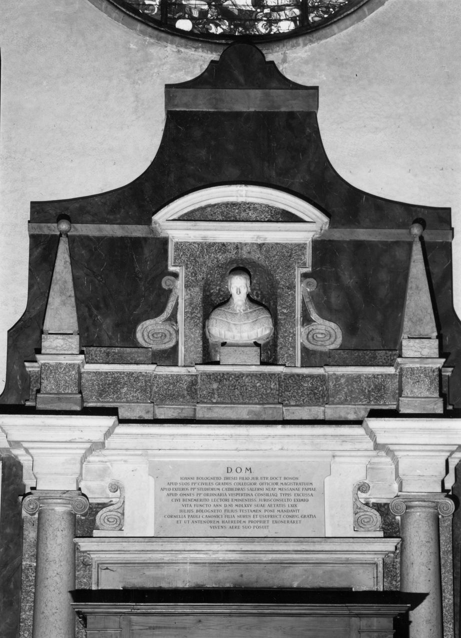 monumento funebre - ambito italiano (seconda metà sec. XVI)