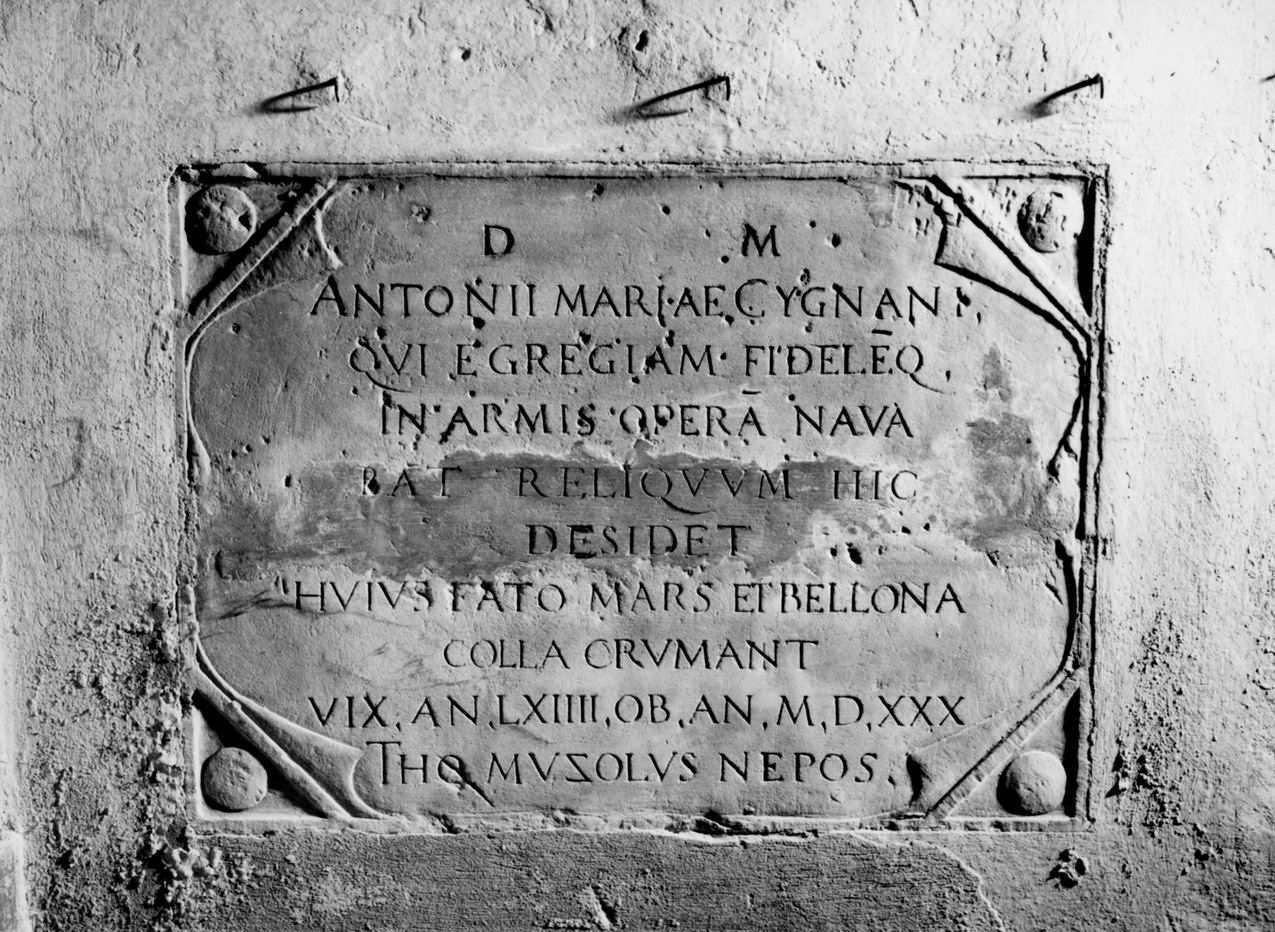 lapide - manifattura emiliana (sec. XVI)