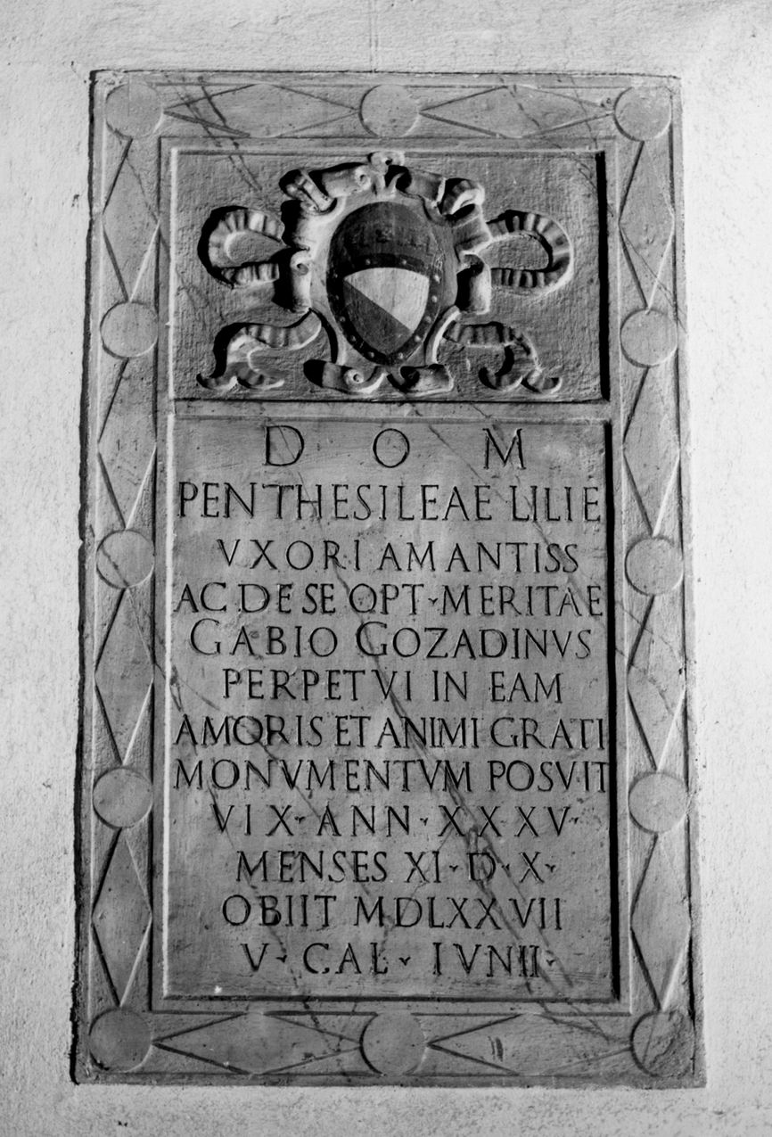 lapide - manifattura emiliana (sec. XVI)