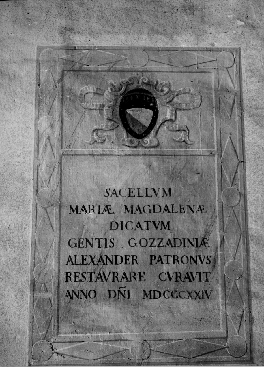 lapide - manifattura emiliana (sec. XIX)