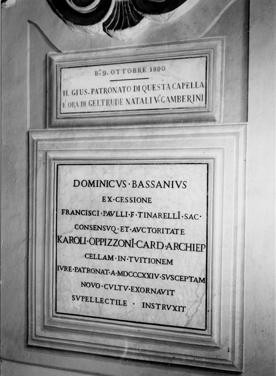 lapide - manifattura emiliana (sec. XIX)