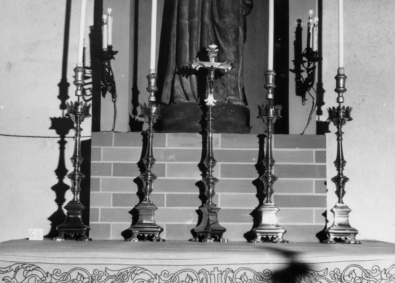 candeliere, serie - manifattura emiliana (sec. XVIII)