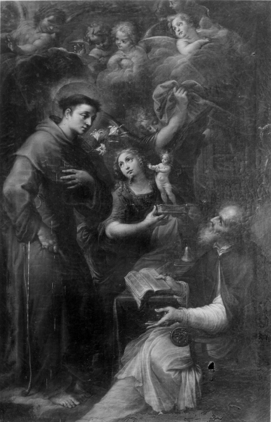 Sant'Antonio da Padova appare a san Tommaso da Vercelli (dipinto) di Spisanelli Vincenzo (prima metà sec. XVII)