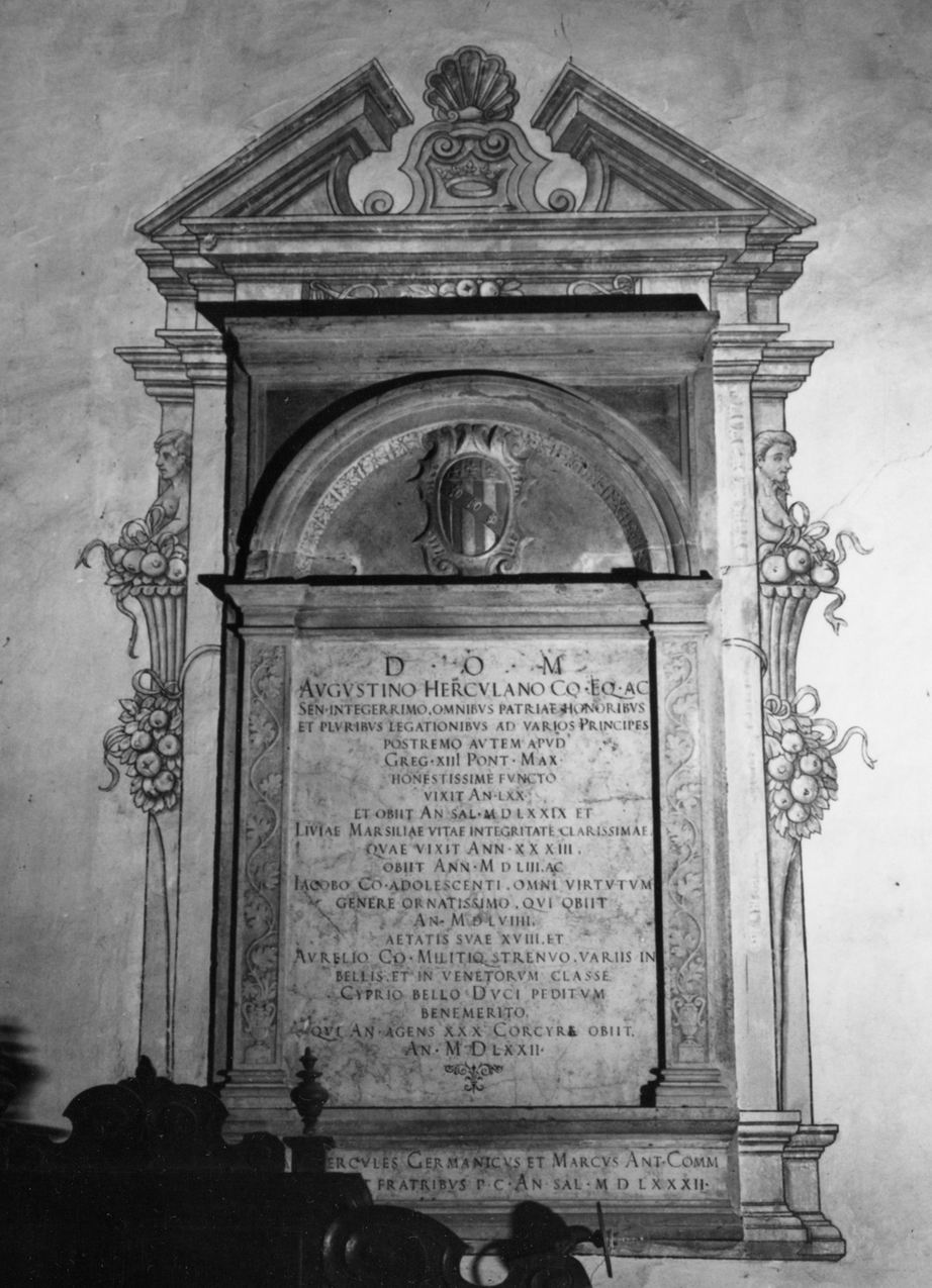 lapide tombale - manifattura emiliana (sec. XVI)