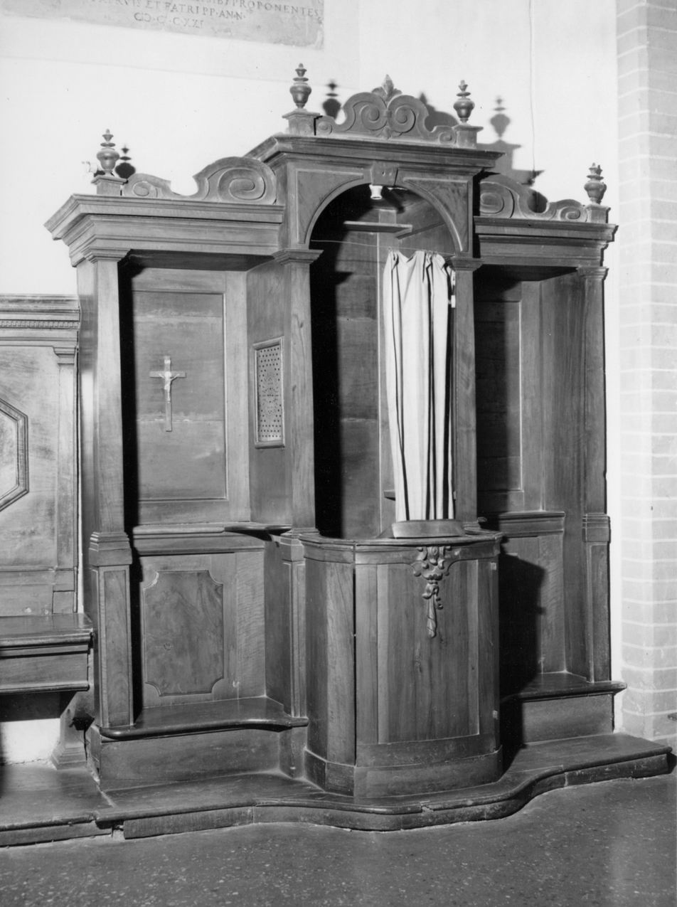 confessionale - manifattura emiliana (sec. XVII)