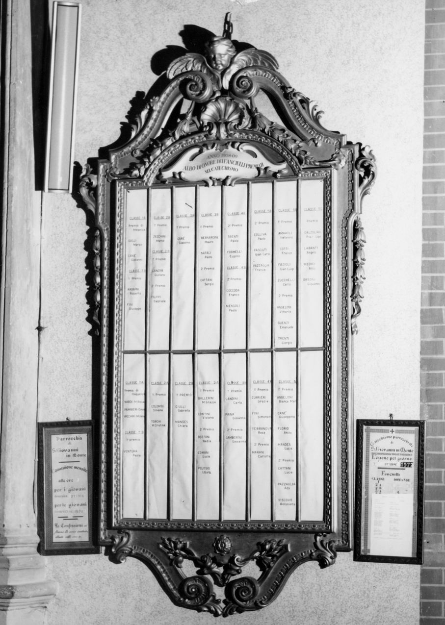 bacheca - manifattura emiliana (sec. XIX)