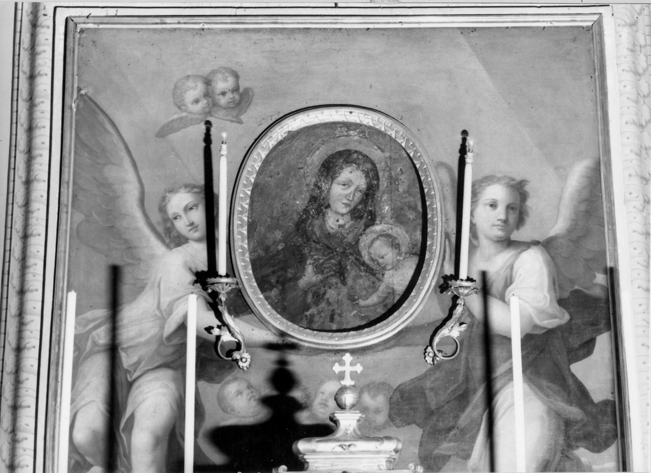Madonna della Salute, Madonna con Bambino (dipinto) di Falloppi Giovanni di Pietro detto Giovanni da Modena (sec. XV)