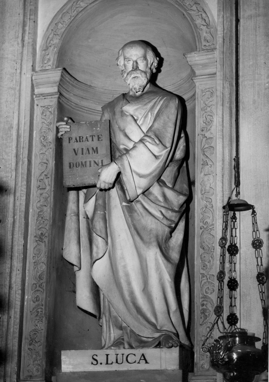 San Luca (statua, elemento d'insieme) di Monari Carlo (sec. XIX)