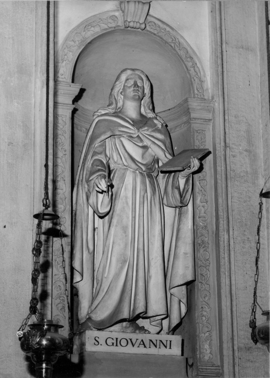 San Giovanni evangelista (statua, elemento d'insieme) di Monari Carlo (sec. XIX)