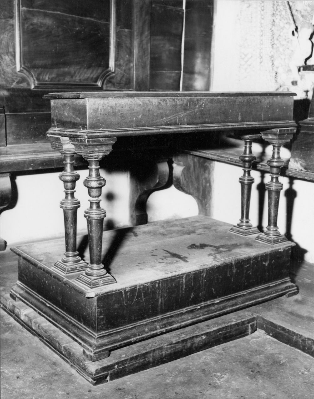 inginocchiatoio, serie - ambito emiliano (sec. XVII)