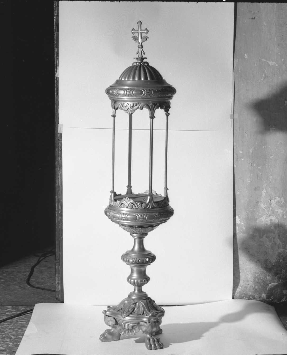 reliquiario architettonico - manifattura bolognese (sec. XIX)