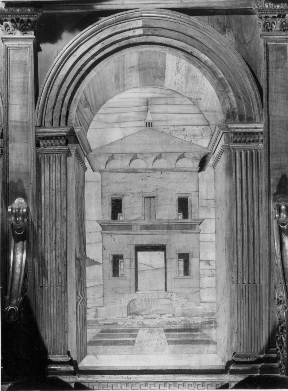 architettura (decorazione a intarsio, elemento d'insieme) di Sacca Paolo (sec. XVI)