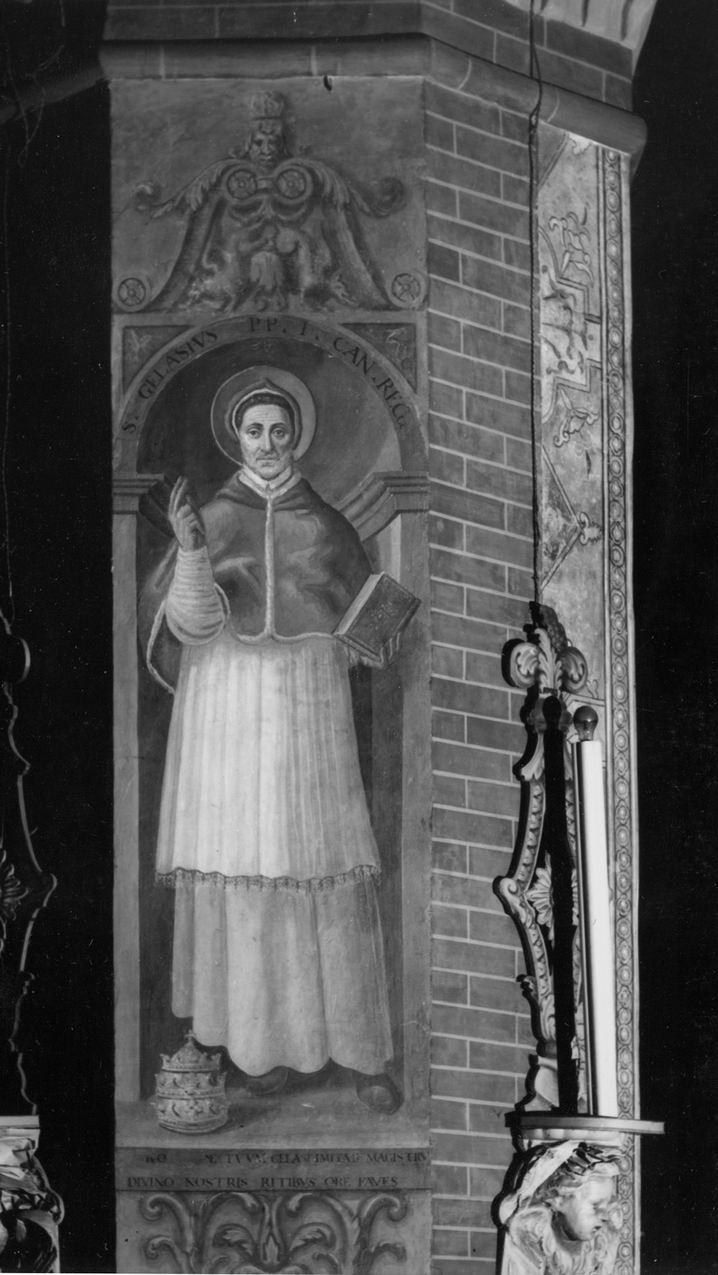 San Gelasio I papa (dipinto, elemento d'insieme) di Raibolini Francesco detto Francesco Francia (cerchia) (prima metà sec. XVI)