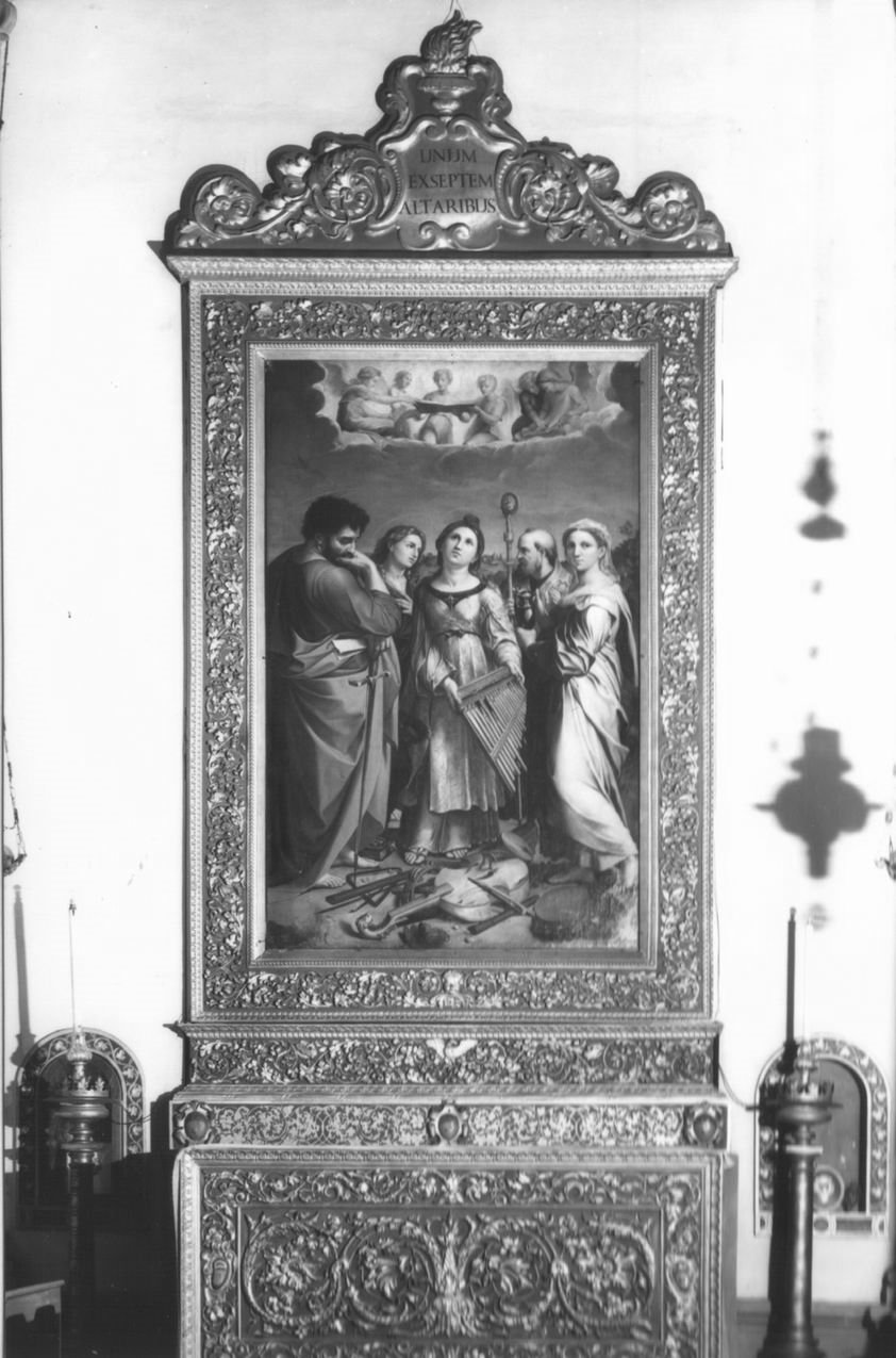 Santa Cecilia (dipinto) di Alberi Clemente (sec. XIX)