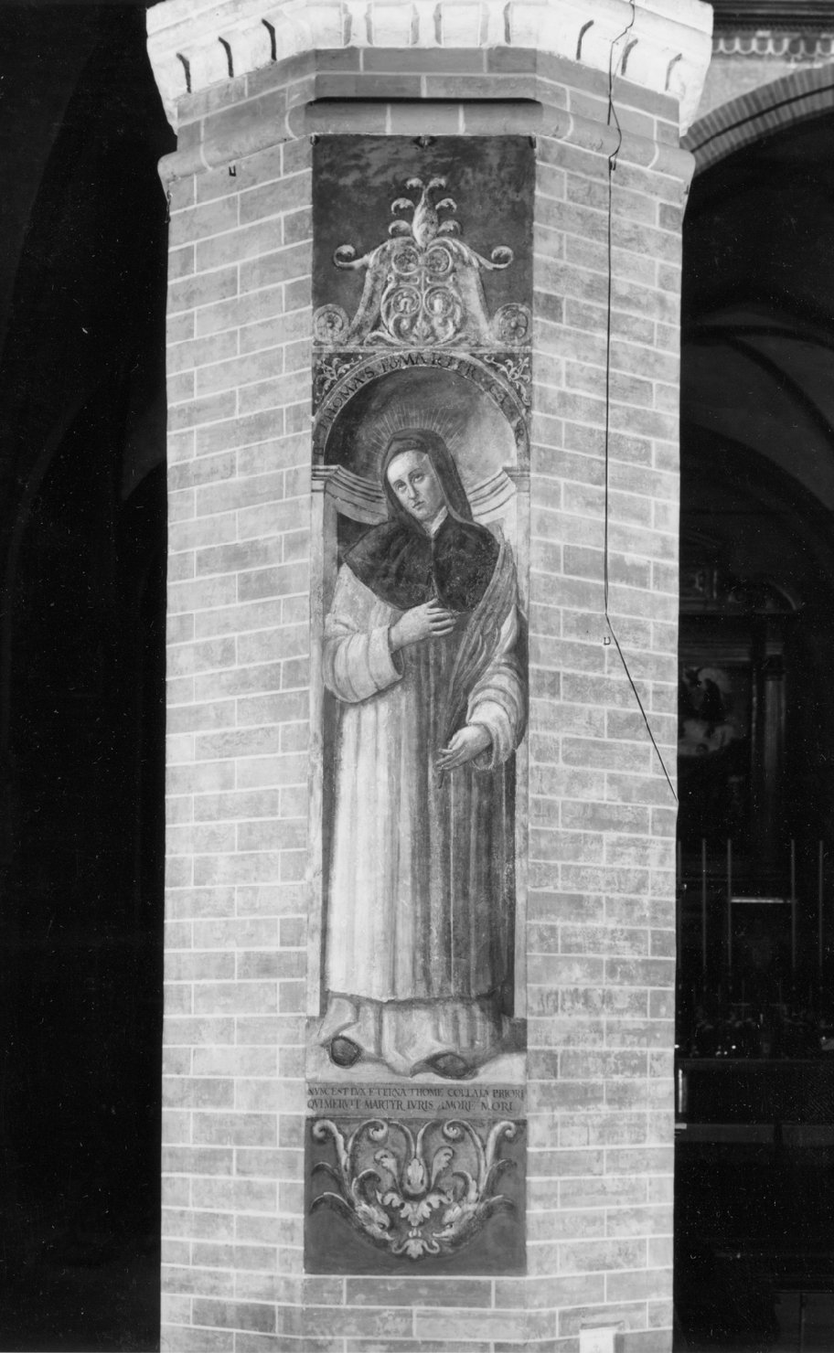 priore Tomaso (dipinto, elemento d'insieme) di Raibolini Francesco detto Francesco Francia (cerchia) (prima metà sec. XVI)