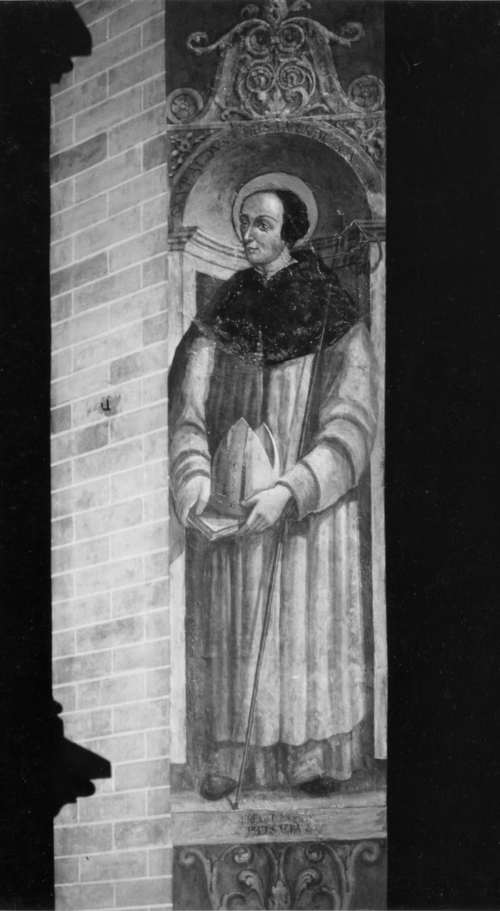 Sant'Ubaldo da Gubbio (dipinto, elemento d'insieme) di Raibolini Francesco detto Francesco Francia (cerchia) (prima metà sec. XVI)