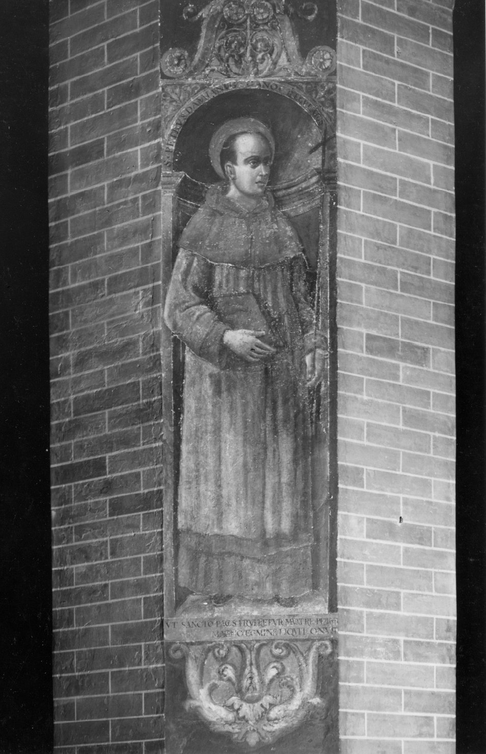 San Pier Damiano (dipinto, elemento d'insieme) di Raibolini Francesco detto Francesco Francia (cerchia) (prima metà sec. XVI)