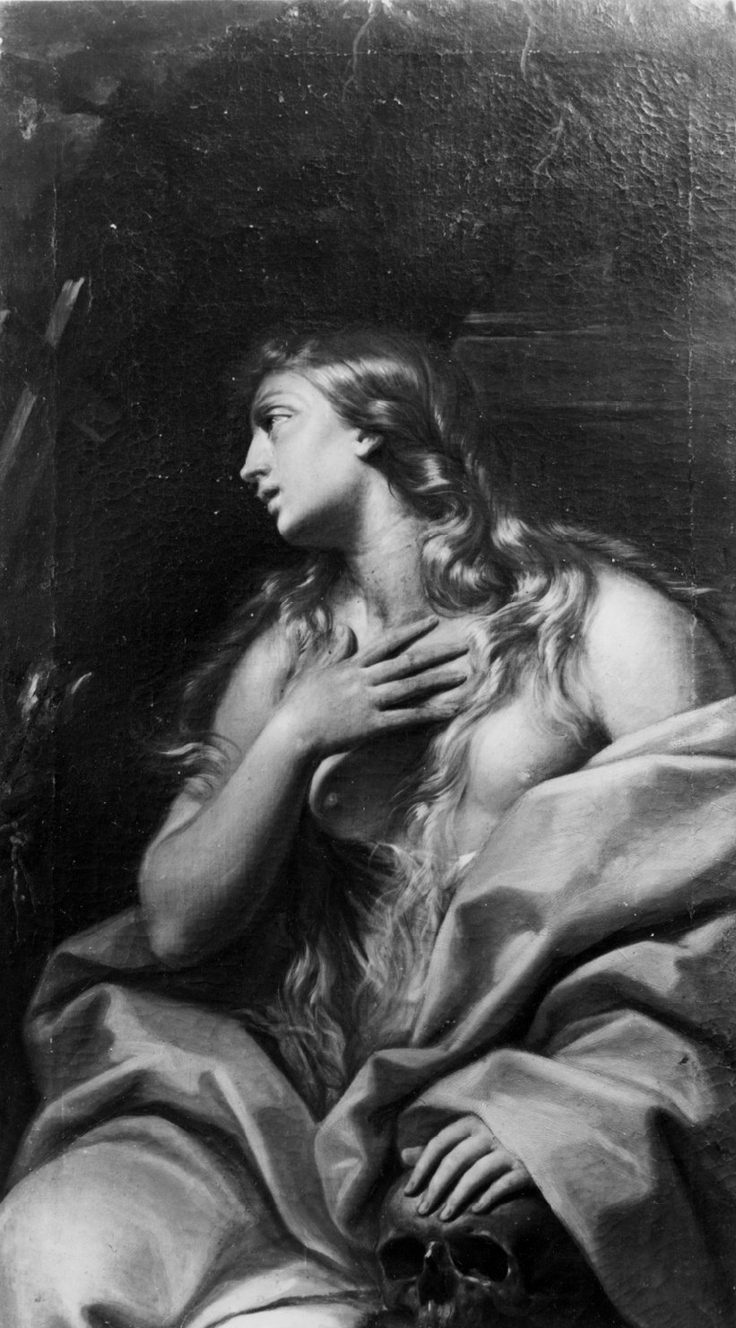 Santa Maria Maddalena penitente (dipinto) di Dal Sole Giovan Gioseffo (cerchia) (seconda metà sec. XVII)