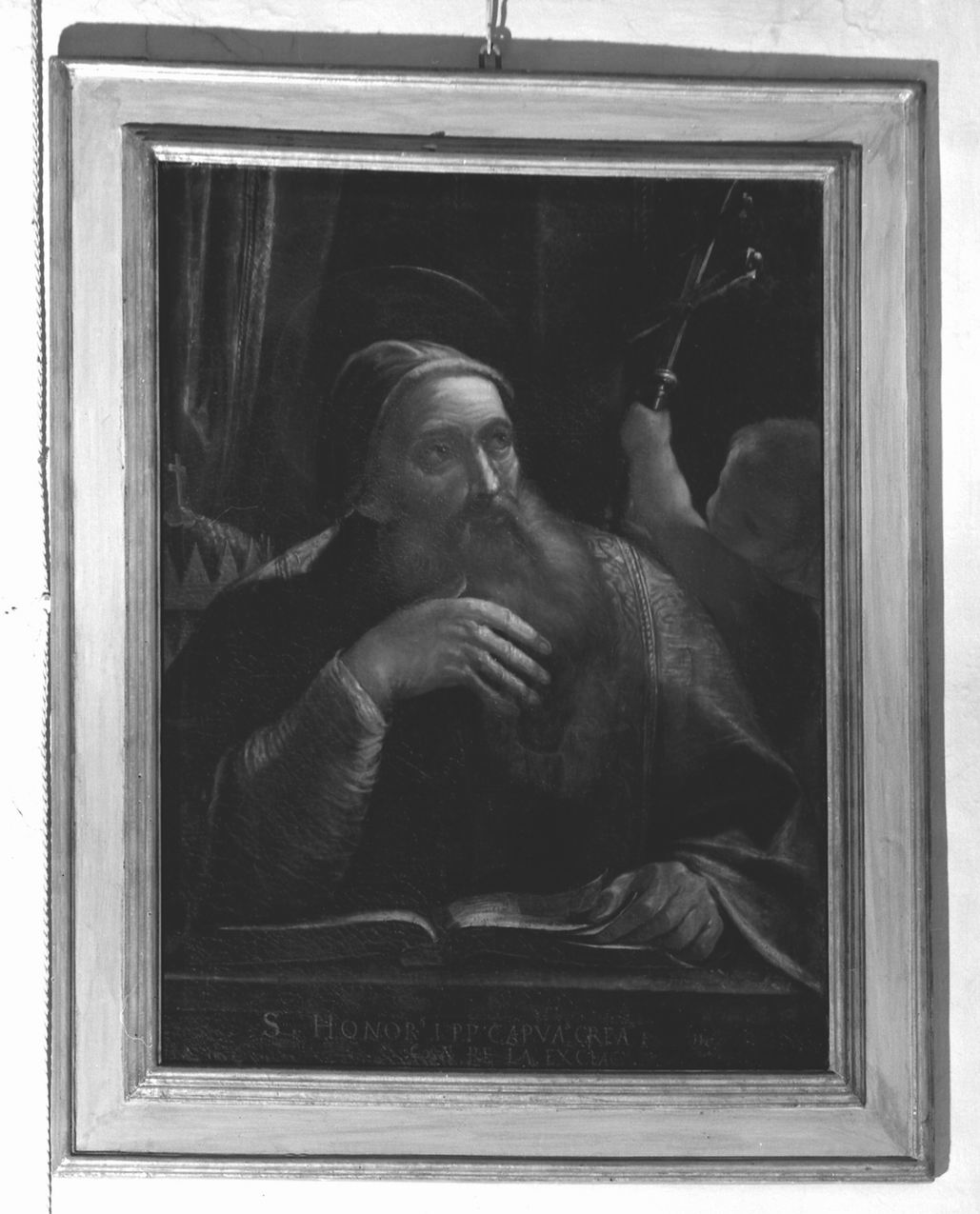 Sant'Onorio I papa (dipinto) di Spisanelli Vincenzo (metà sec. XVII)