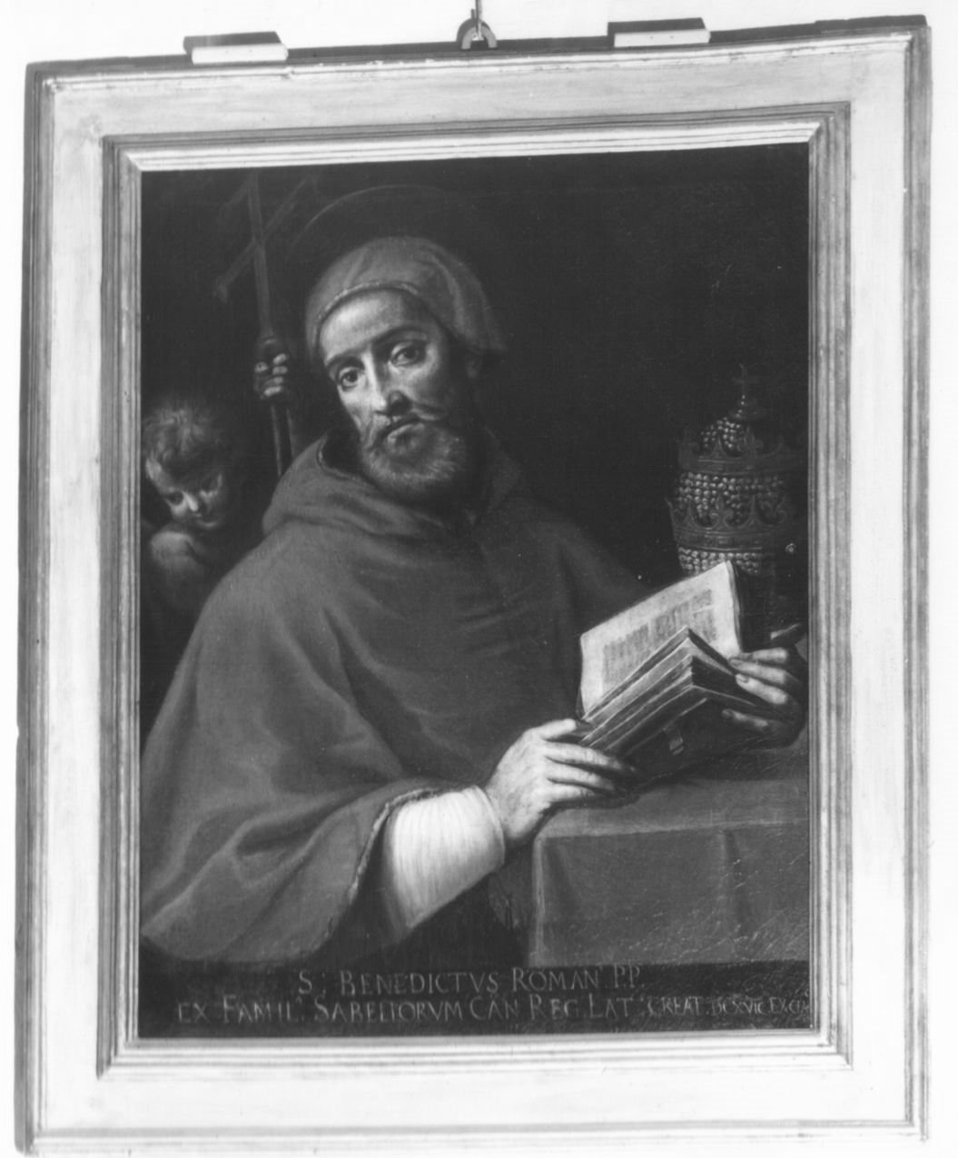 San Benedetto Papa (dipinto) di Spisanelli Vincenzo (metà sec. XVII)