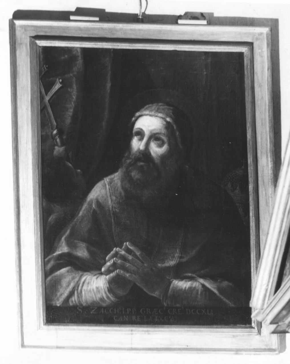 San Zaccaria papa (dipinto) di Spisanelli Vincenzo (metà sec. XVII)