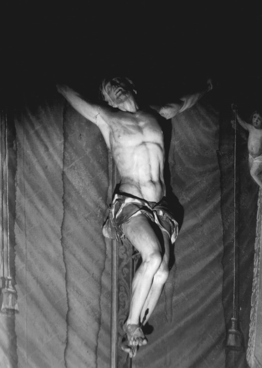 Cristo crocifisso (statua) - ambito emiliano (prima metà sec. XVII)