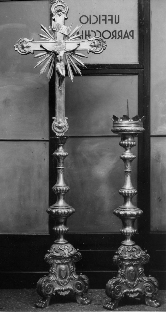 candeliere, serie - manifattura emiliana (sec. XIX)