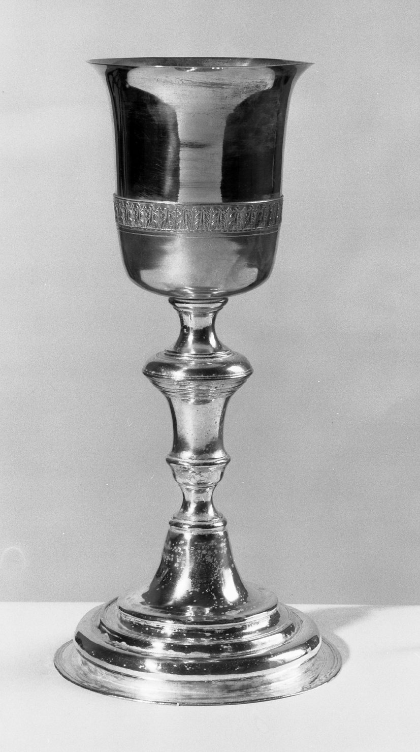 calice - ambito emiliano (prima metà sec. XIX)