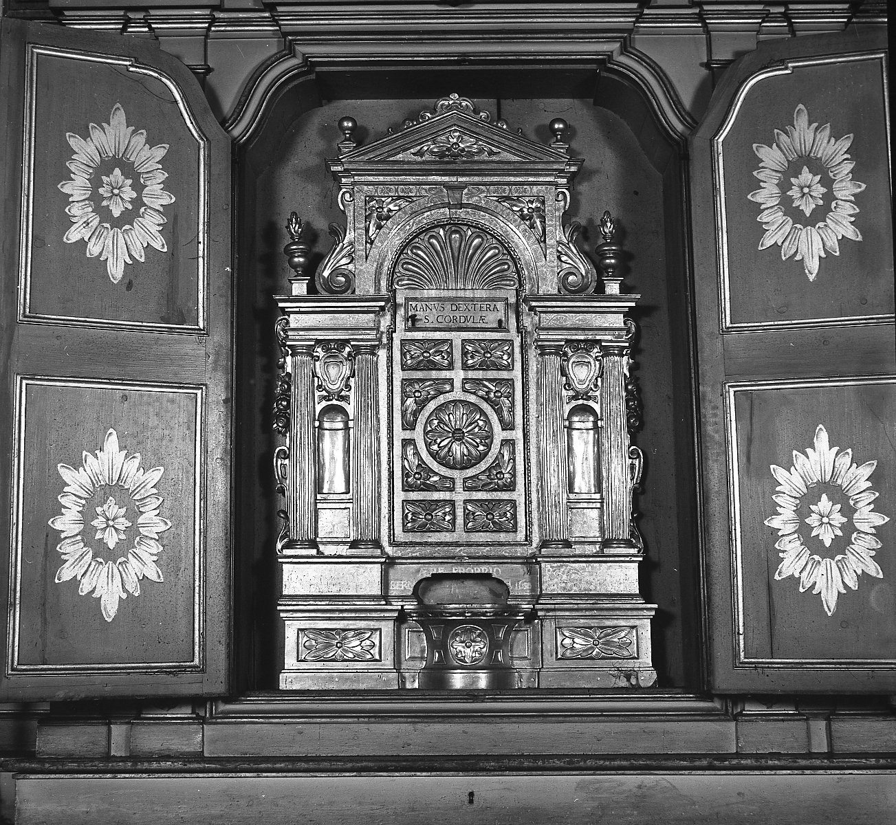 reliquiario architettonico - manifattura emiliana (fine/inizio secc. XVII/ XVIII)