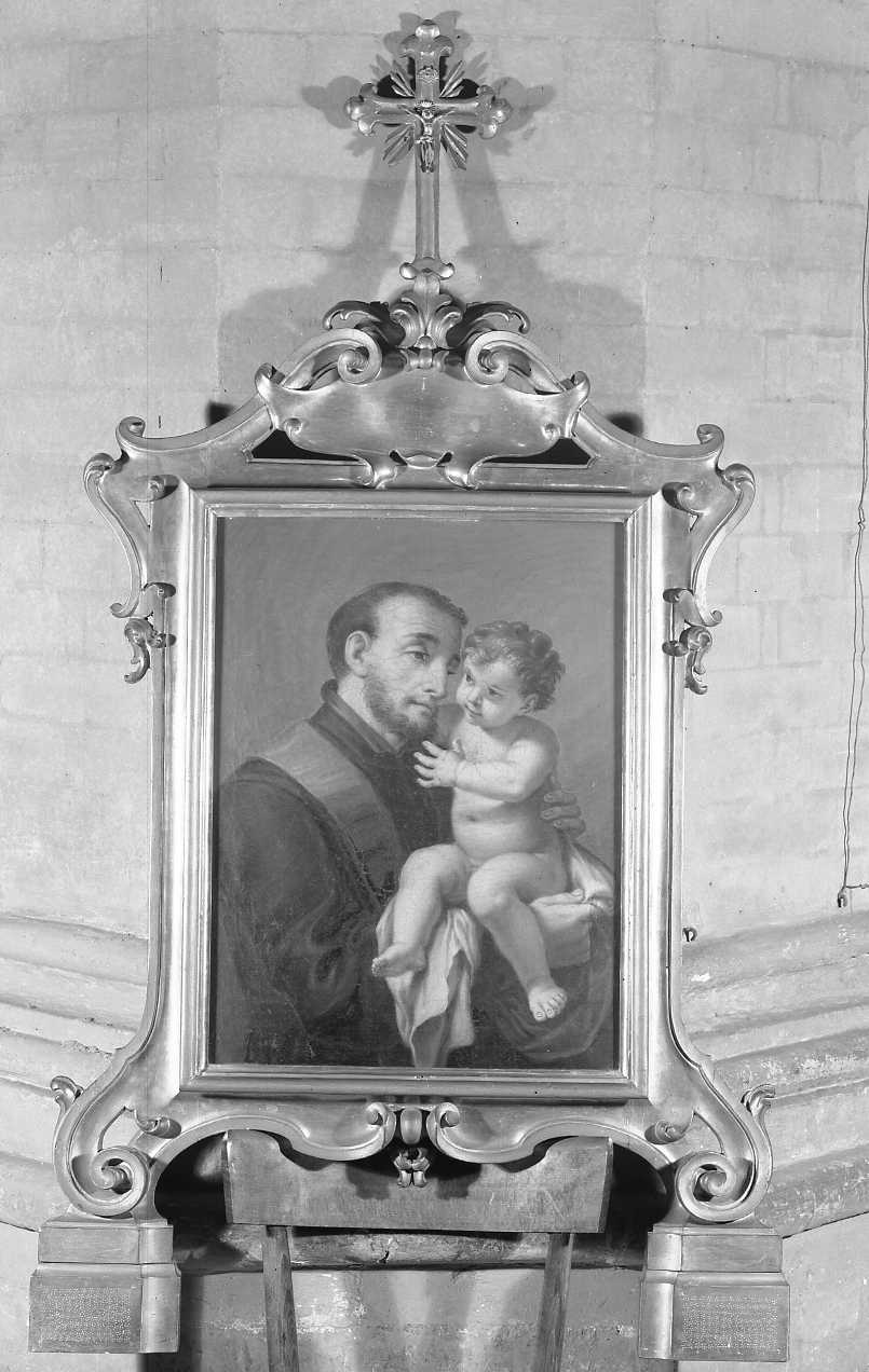 San Gaetano col Bambino Gesù (quadro d'altare) di Calvi Jacopo Alessandro detto Sordino (seconda metà sec. XVIII)