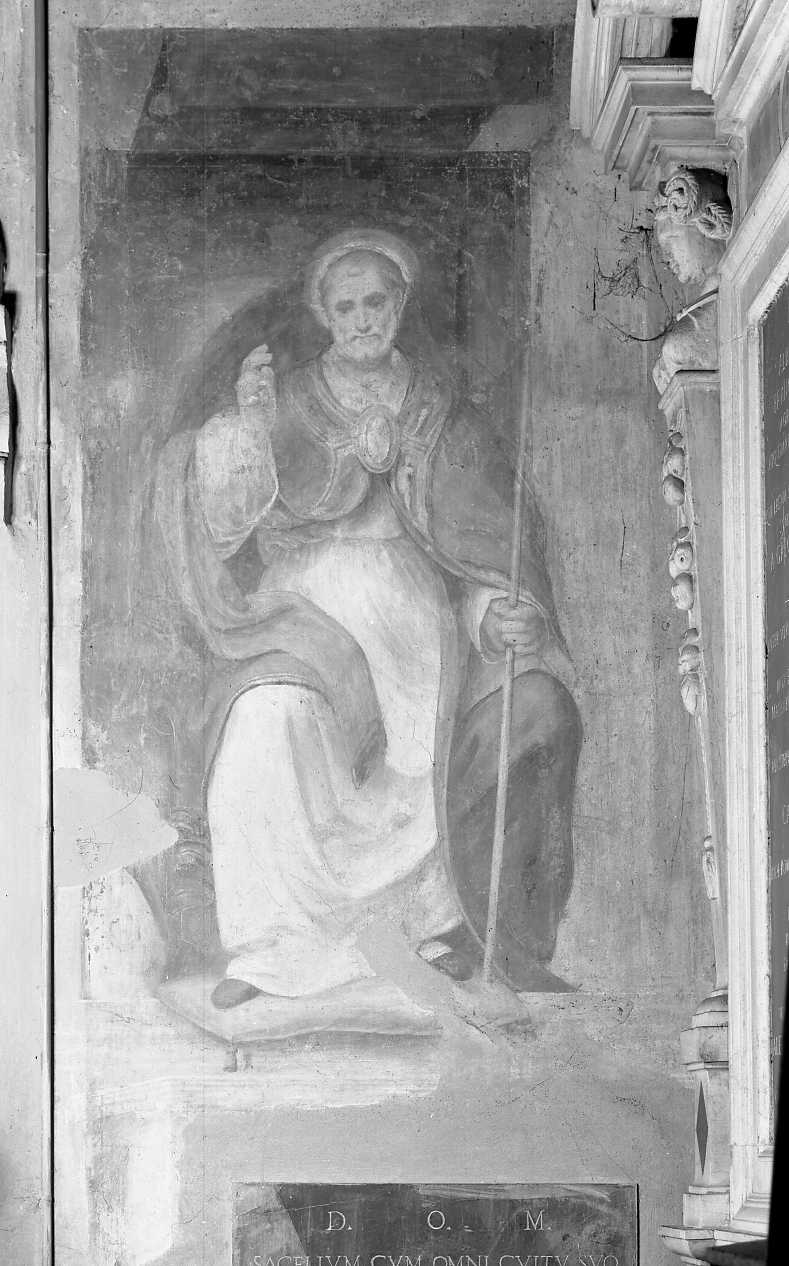 Sant'Agostino con San Gerolamo e angeli (dipinto) di Ramenghi Bartolomeo detto Bagnacavallo (sec. XVI)