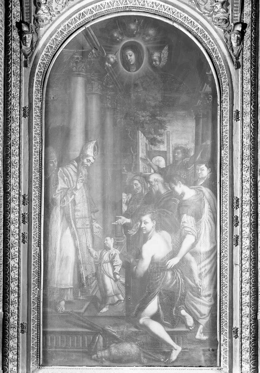 presentazione di Maria Vergine al tempio (dipinto) di Morina Giulio (sec. XVI)