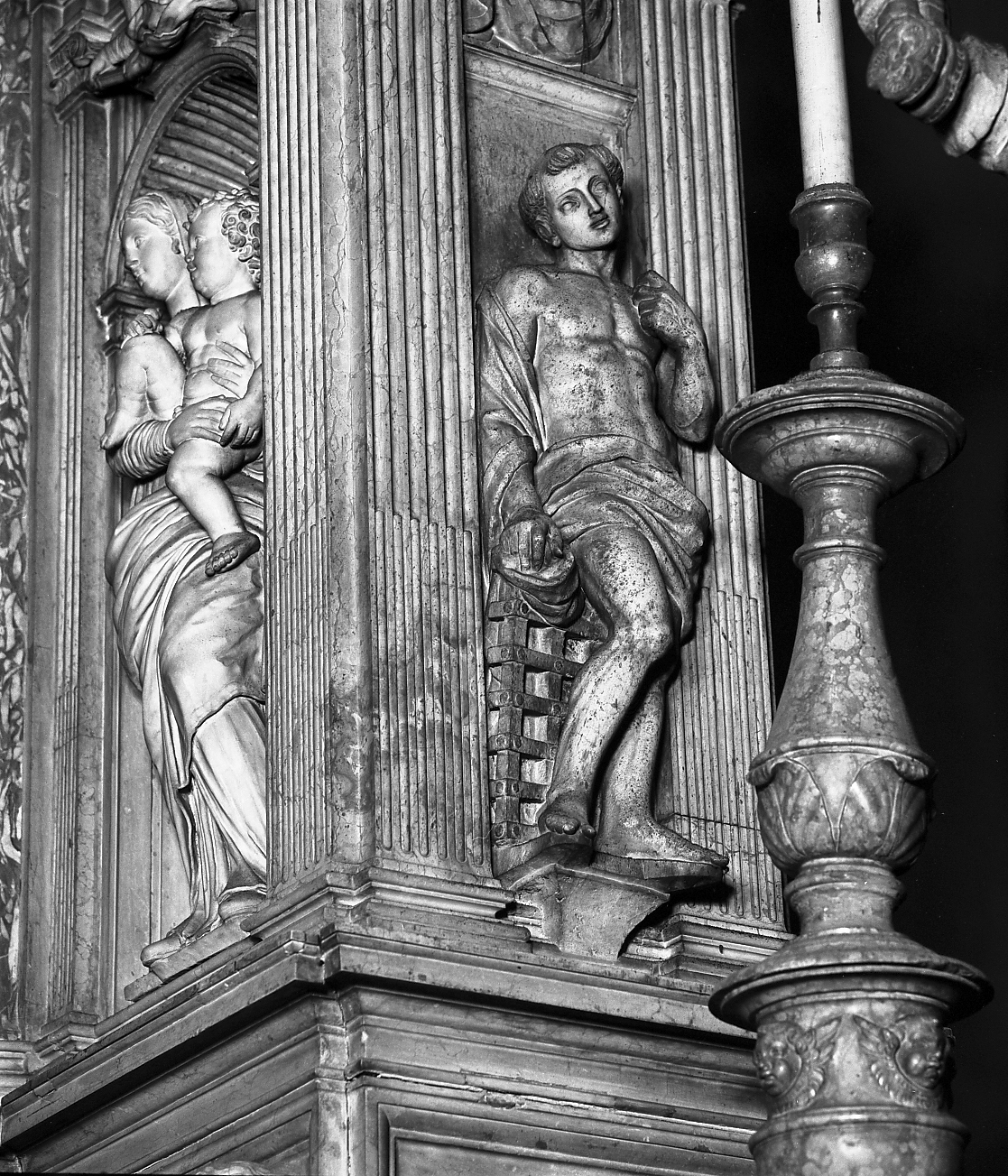 San Lorenzo (statua, elemento d'insieme) di Montorsoli Giovanni Angelo (e aiuti) (sec. XVI)