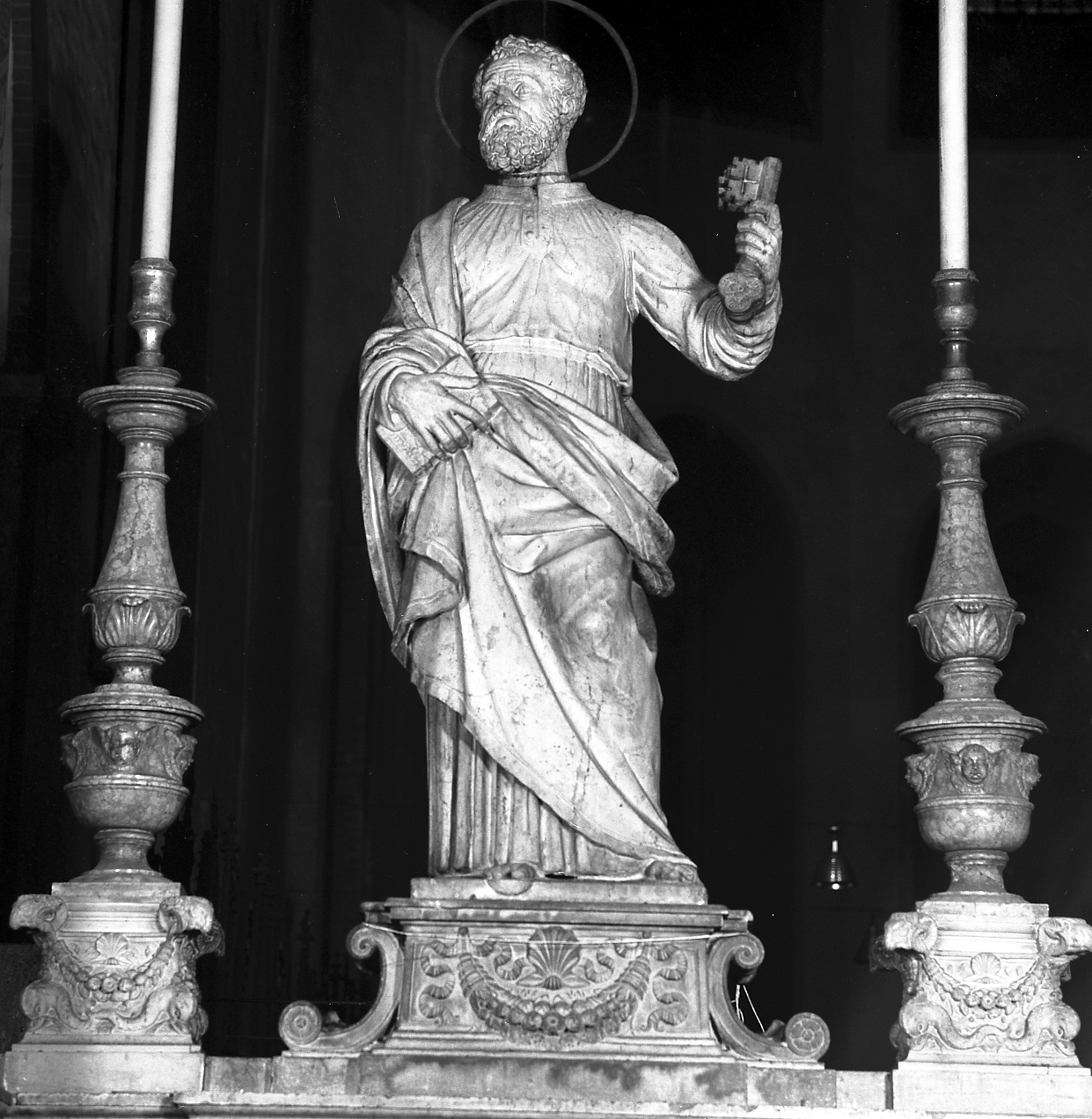 San Pietro; San Paolo (statua, insieme) di Montorsoli Giovanni Angelo (e aiuti) (sec. XVI)